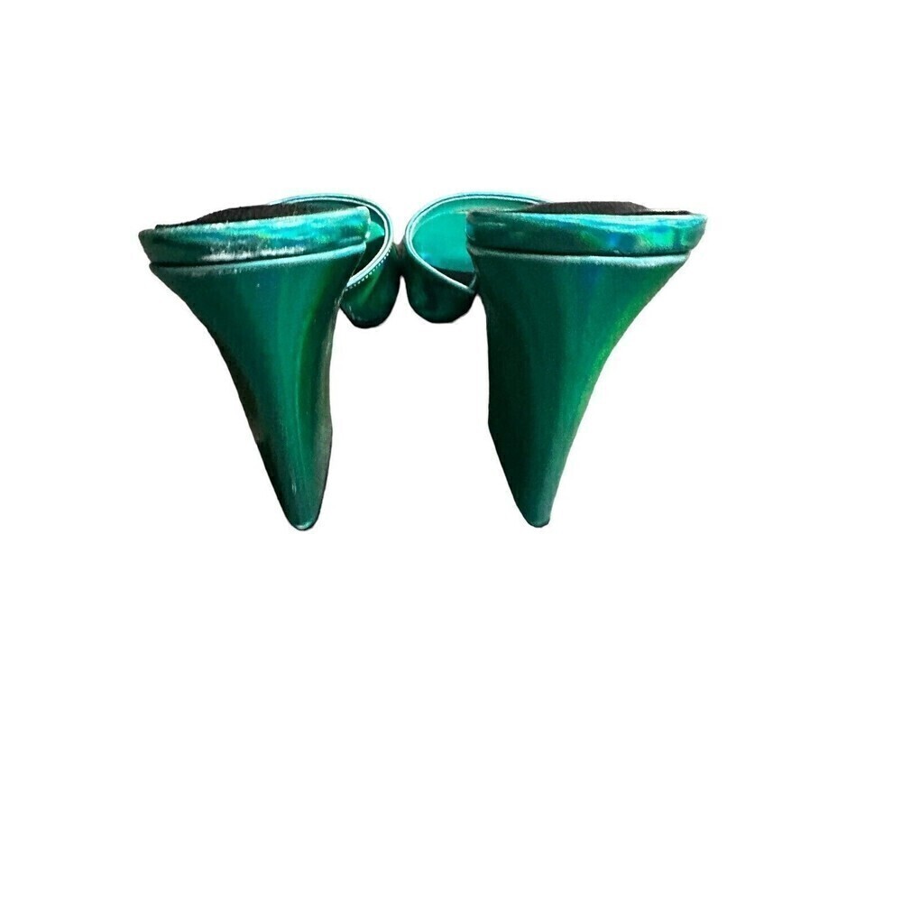 INTENTIONALLY BLANK x REVOLVE Metallic Jackson Mule in Teal Size 41. US 10 - Picture 6 of 12